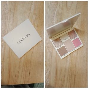 Cover FX highlight, blush and contour pallette